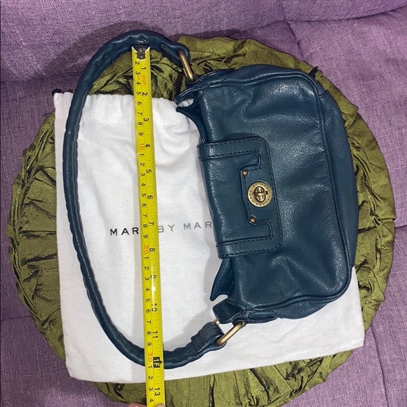 Marc Jacobs Teal Green Turn Lock Handbag - Picture 13 of 16